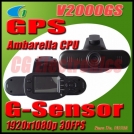 V2000GS - автомобильный видеорегистратор с GPS