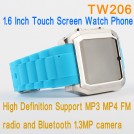 TW206 - часы-мобильный телефон, 1.6", FM, Bluetooth, камера 1.3МП