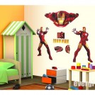 Декоративные наклейки на стены "Железный человек" для детской 