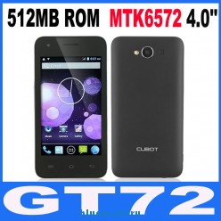 CUBOT GT72 - смартфон, Android 4.2, MTK6572 2 ядра 1.2GHz, 4.0