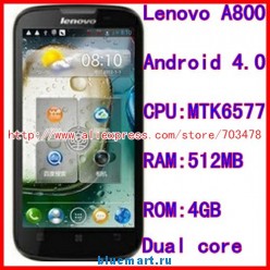 Lenovo LePhone A800 - смартфон, Android 4.0.3, MTK6577 (2x1.2GHz), 4.5