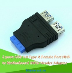 ������� ��� ������������ ����� �� 2 USB �����.