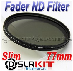 Фильтр нейтральной плотности Slim Fader ND 77mm (ND2-ND400)