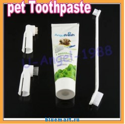 Гигиенический комплект по уходу за собакой, зубная паста, зубная щетка