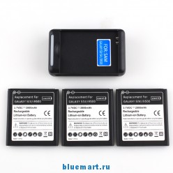   2800mAh (3 ) +  USB-  Samsung Galaxy S4 i9500 M919 i337 i545