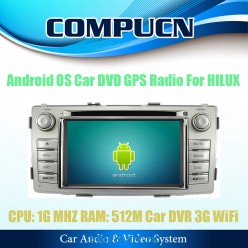 CompuCN CN-I143 -    TOYOTA HILUX 2012, Android 2.3, 3G, Wi-Fi, DVD, GPS, , , Bluetooth