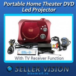 SCA-0648 - Портативный HD проектор, SD, USB, DVD, TV