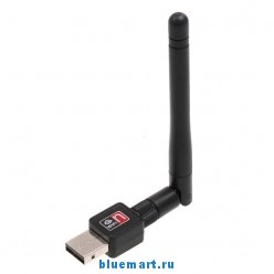 USB Wi-Fi сетевой адаптер 802.11n/g/b (150 мбит/с) с антенной