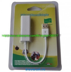 USB Ethernet RJ-45 Network LAN Adapter, 10/100 mbps