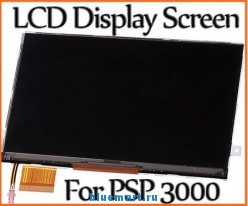 ЖК-дисплей для PSP3000 с подсветкой экрана