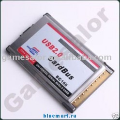         Cardbus, PCMCIA, USB 2.0, 2  480M