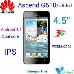 Huawei Ascend G510 (U8951) - , 2 SIM-, Android 4.1, 4.5