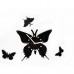 Настенные часы бабочка (E110)