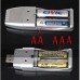 USB-  Ni-MH AA/AAA 